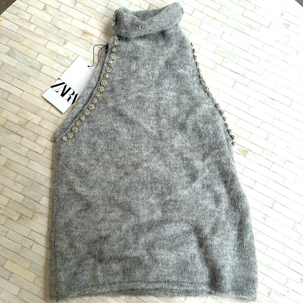 Zara Crystal top